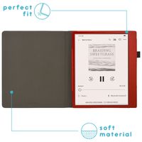 imoshion Vegan Leather Klapphülle für das Kobo Elipsa 2E - Rot