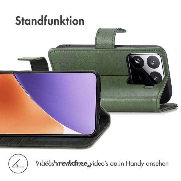 imoshion Luxuriöse Klapphülle Xiaomi 15 - Grün
