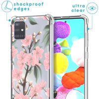 imoshion Design Hülle mit Band für das Samsung Galaxy A71 - Cherry Blossom