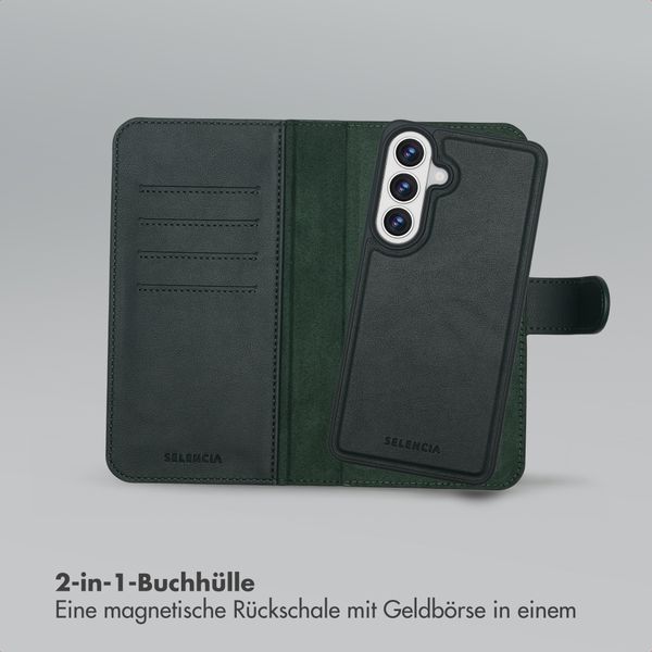 Selencia Olyn Abnehmbare Bookcase mit MagSafe Samsung Galaxy S26 Plus - Grün