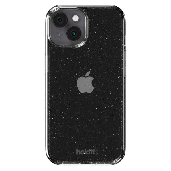 Holdit Glitzer Case für das iPhone 13 / 14 / 15 - Black