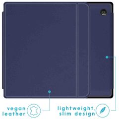 imoshion Slim Hard Case Klapphülle Kobo Sage / Tolino Epos 3 - Dunkelblau