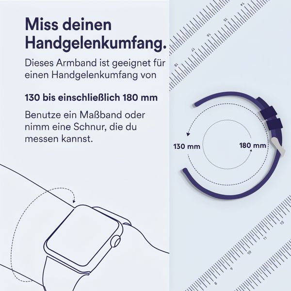 Apple Mailänder Fitness-Armband für Apple Watch | 38/40/41/42 mm - Graphite