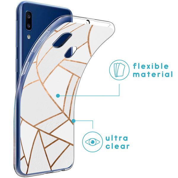 imoshion Design Hülle für das Samsung Galaxy A20e - White Graphic