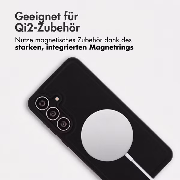 Accezz Backcover mit MagSafe Samsung Galaxy S25 FE - Schwarz