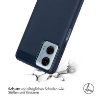 imoshion Brushed Back Cover für das Motorola Moto G24 Power - Dunkelblau