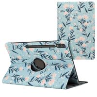 imoshion 360° drehbare Design Klapphülle Samsung Galaxy Tab S10 Ultra / Tab S9 Ultra - Flowers