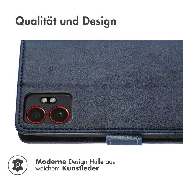 imoshion Luxuriöse Klapphülle Samsung Galaxy Xcover 7 Pro - Dunkelblau