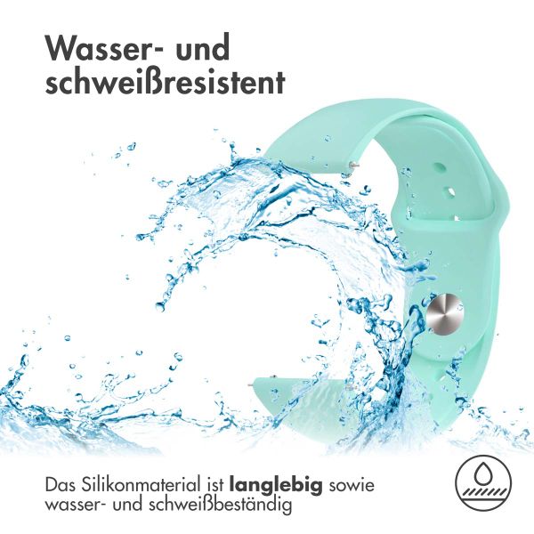 imoshion Silikonband Sport - 22-mm-Universalanschluss - Mintgrün