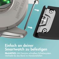 imoshion QuickFit® Silikonarmband -   Garmin 26 mm Anschluss - Schwarz