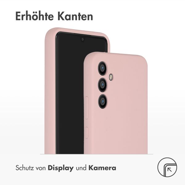 Accezz Liquid Silikoncase für das Samsung Galaxy A34 (5G) - Rosa