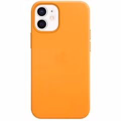 Apple Leder-Case MagSafe für das Apple iPhone 12 Mini - California Poppy