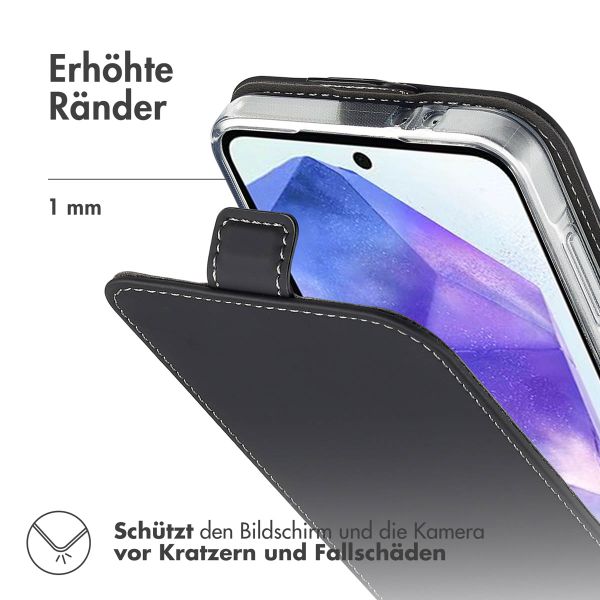 Accezz Flip Case für das Samsung Galaxy A36 - Schwarz