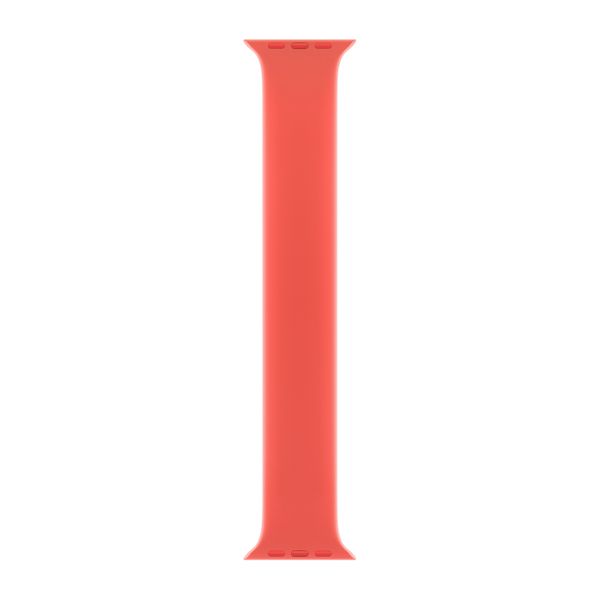 Apple Silikon Solo Loop für das  Apple Watch | 44/45/46/49 mm - Größe 10 - Pink Citrus