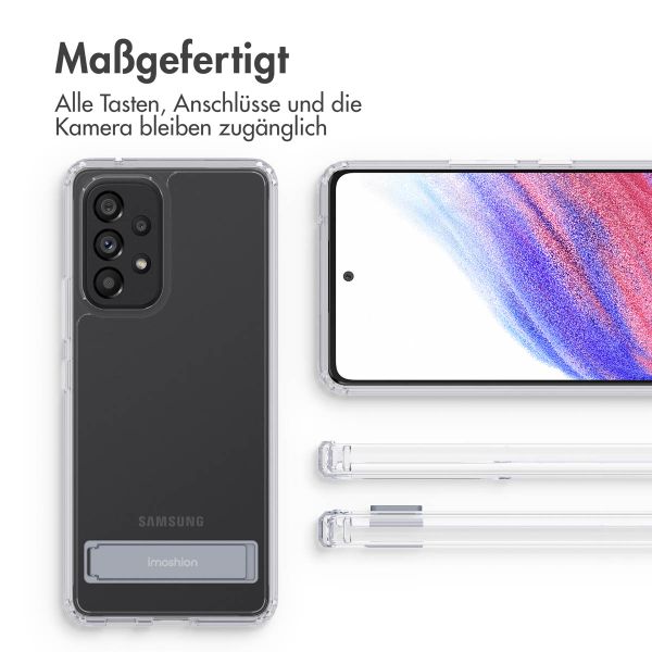 imoshion ﻿Back Cover mit Ständer für das Samsung Galaxy A53 - Transparent