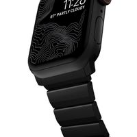Nomad Titan-Gliederarmband für das  Apple Watch Series 1 t/m 11 / SE / Ultra (44/45/46/49 mm) - Schwarz