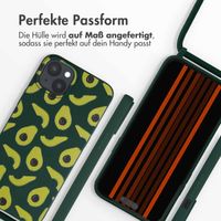 imoshion SilikonHülle design mit Band Apple iPhone 15 Plus - Avocado Green