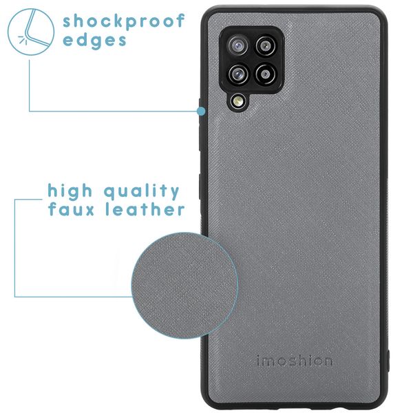 imoshion Luxuriöse Portemonnaie-Klapphülle Samsung Galaxy A42 - Grau