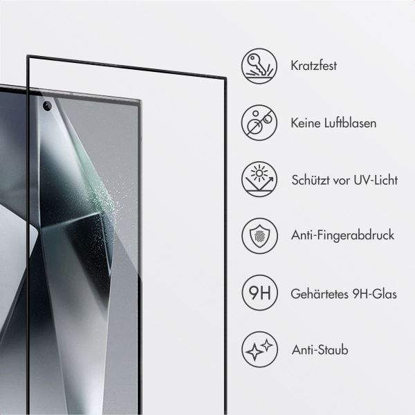 Accezz Gehärteter Glas-Schutz + Applikator Samsung Galaxy S24 Ultra