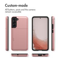 imoshion Backcover mit Kartenfach Samsung Galaxy S22 - Rosé gold