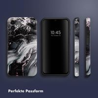 Selencia Vivid Back Cover Samsung Galaxy A15 (5G/4G) - Chic Marble Black