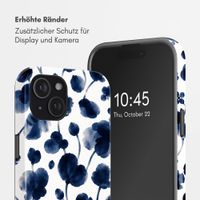Selencia Vivid Back Cover Apple iPhone 15 - Midnight Blossom