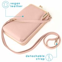 imoshion Vegane Leder-Handytasche Crossbody - Rosa