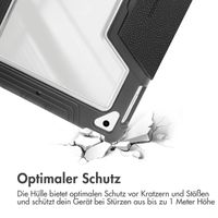 Accezz Rugged Trifold Klapphülle Apple iPad 6 (2018) 9.7 Zoll / iPad 5 (2017) 9.7 Zoll / Air 2 (2014)/Air 1 (2013) - Schwarz