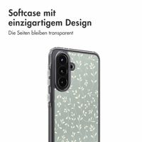 imoshion Design Hülle Samsung Galaxy A56 - Smoke Green Flowers