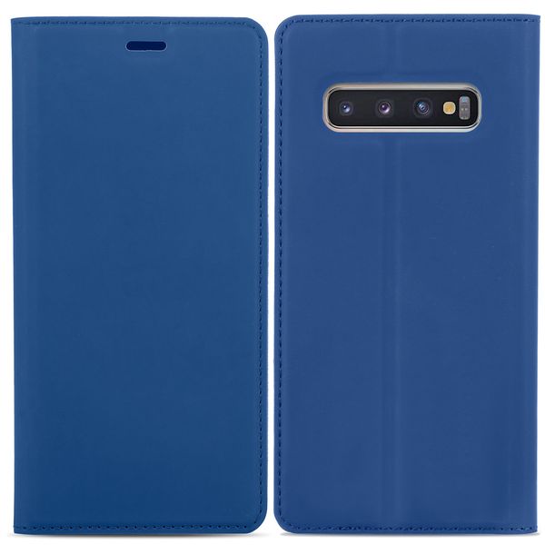 imoshion Slim Folio Klapphülle Samsung Galaxy S10 - Dunkelblau