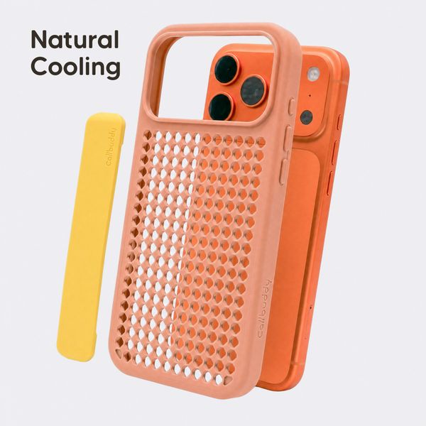 Callbuddy Hülle mit Strap Apple iPhone 17 Pro Max - Coral Pop