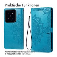 imoshion Mandala Klapphülle für das Xiaomi 14T - Türkis