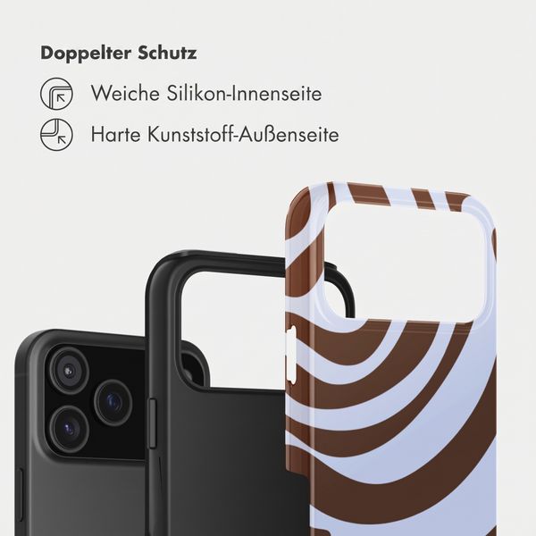 Selencia Vivid Back Cover Apple iPhone 17 Pro Max - Dream Swirl Chocolate