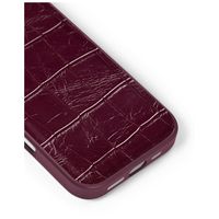 iDeal of Sweden MagSafe-Hülle aus veganem Leder Apple iPhone 16 Pro - Fine Wine Croco