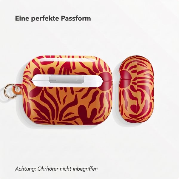 Selencia Vivid Case  Apple Airpods Pro - Tropical Vibes Apricot
