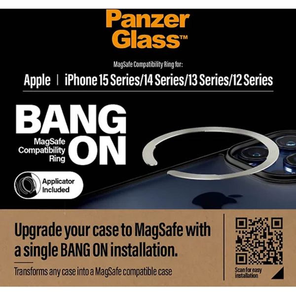 PanzerGlass ﻿MagSafe Ring – Silber