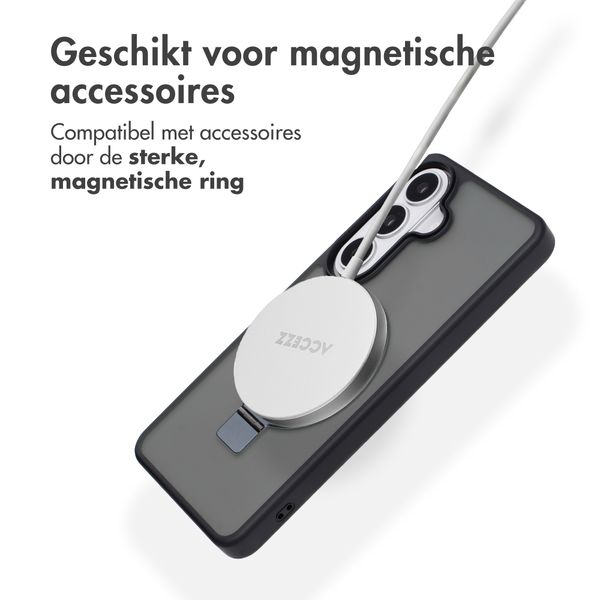 Accezz Ring Stand Backcover mit MagSafe Samsung Galaxy S26 - Schwarz