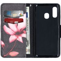 Design TPU Klapphülle für das Samsung Galaxy A40
