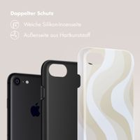 Selencia Vivid Back Cover Apple iPhone SE (2022 / 2020) / 8 / 7 - Desert Waves Beige