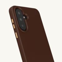 Selencia Rivièra Backcover mit MagSafe mit abnehmbaren Haken Samsung Galaxy A37 (5G) - Choco Brown