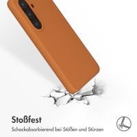 Accezz Liquid Silikoncase mit MagSafe Samsung Galaxy S26 - Orange