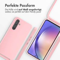 imoshion Silikonhülle mit Band für das Samsung Galaxy A54 (5G) - Rosa