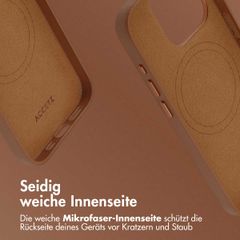 Accezz MagSafe Leather Backcover Apple iPhone 15 Pro - Sienna Brown