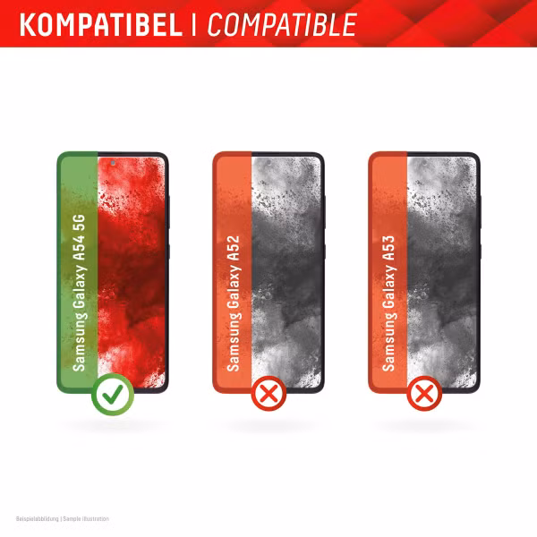 Displex Bildschirmschutzfolie Real Glass Samsung Galaxy A54 (5G)
