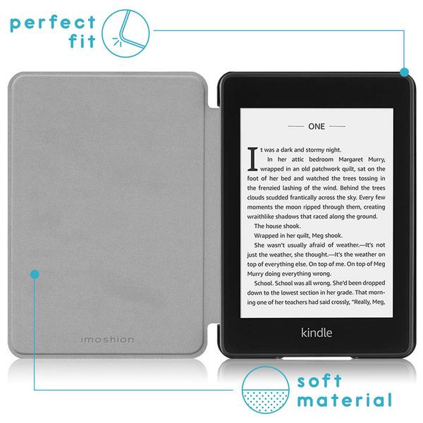 imoshion Slim Hard Case Klapphülle Amazon Kindle Paperwhite (2018) - Schwarz