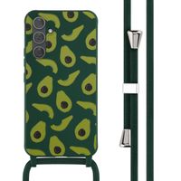 imoshion Silikonhülle design mit Band für das Samsung Galaxy A54 (5G) - Avocado Green