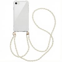 imoshion Handykette mit Perlen + Handgelenkschlaufe Apple iPhone SE (2022 / 2020) / 8 / 7 - Transparent