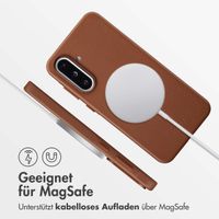 Accezz MagSafe Leather Backcover Samsung Galaxy A36 / A56 - Kaffeebraun