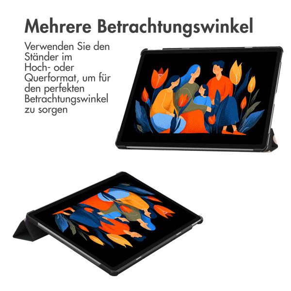 imoshion Design Trifold Klaphülle Lenovo Idea Tab Plus - Leopard