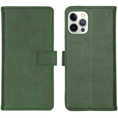 imoshion Luxuriöse Klapphülle Apple iPhone 12 (Pro) - Grün